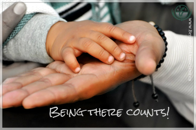 "BEing there counts" Poster by Bergen and Associates